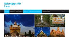 Desktop Screenshot of laos-reise.info